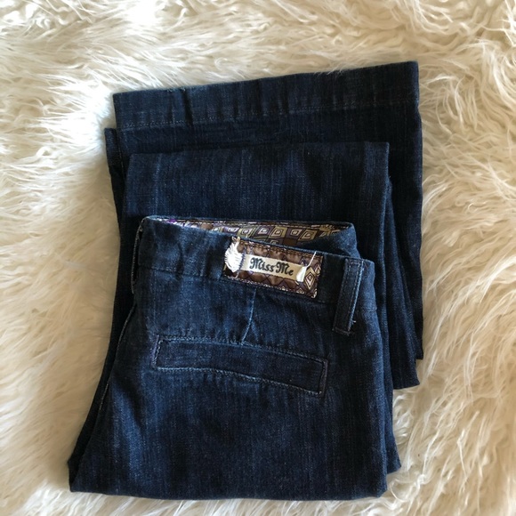Miss Me Denim - Miss Me denim Jeans Trousers Flare Wide Leg 29 H11